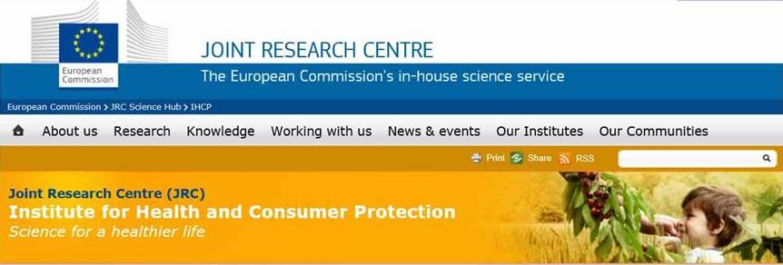 výzkumném centru Evropské unie Joint Research Centre 